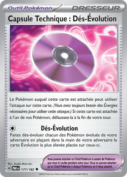 177 - Capsule Technique : Dés-Évolution