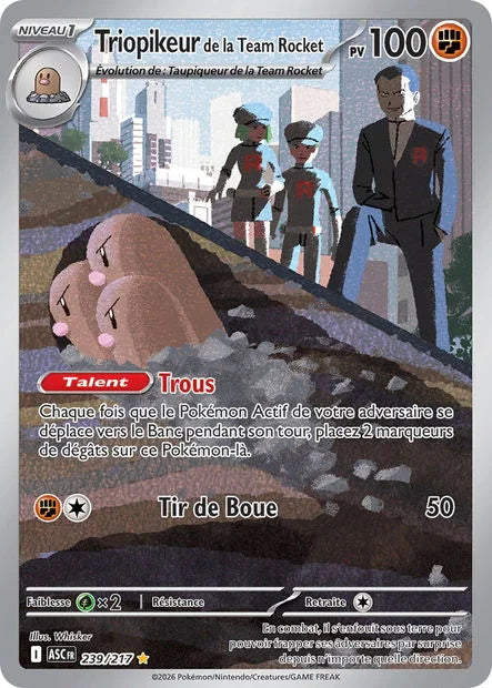 239 - Triopikeur de la Team Rocket