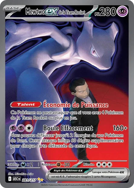 281 - Mewtwo ex de la Team Rocket