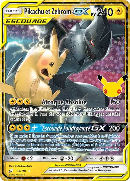 CC25 - Pikachu et Zekrom-GX