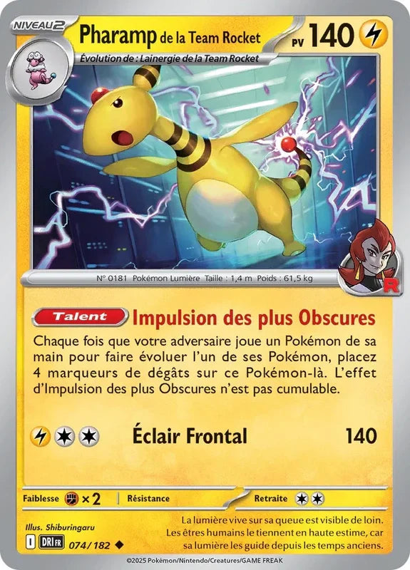 074 - Pharamp de la Team Rocket