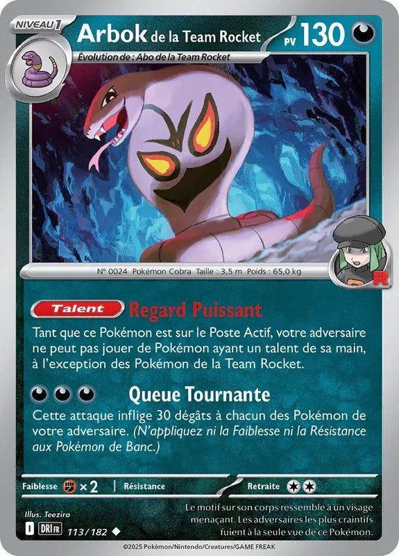 113 - Arbok de la Team Rocket