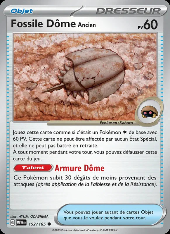 152 - Fossile Dôme Ancien