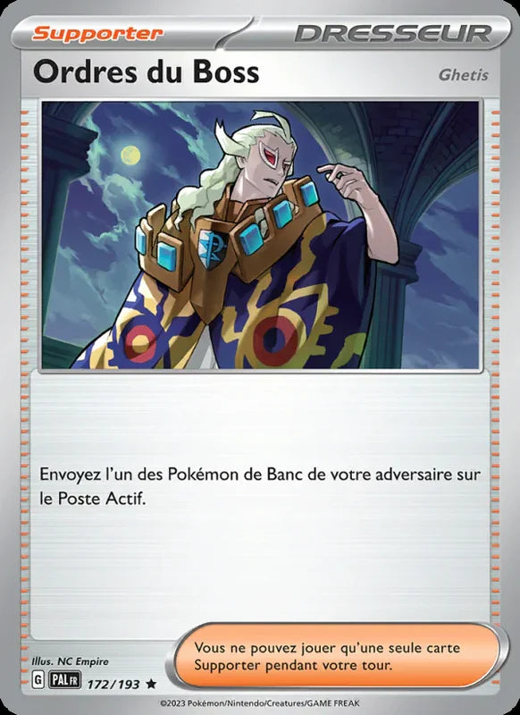 172 - Ordres du Boss