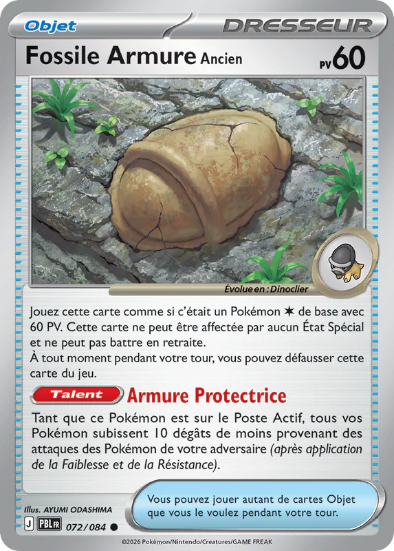 072 - Fossile Armure Ancien