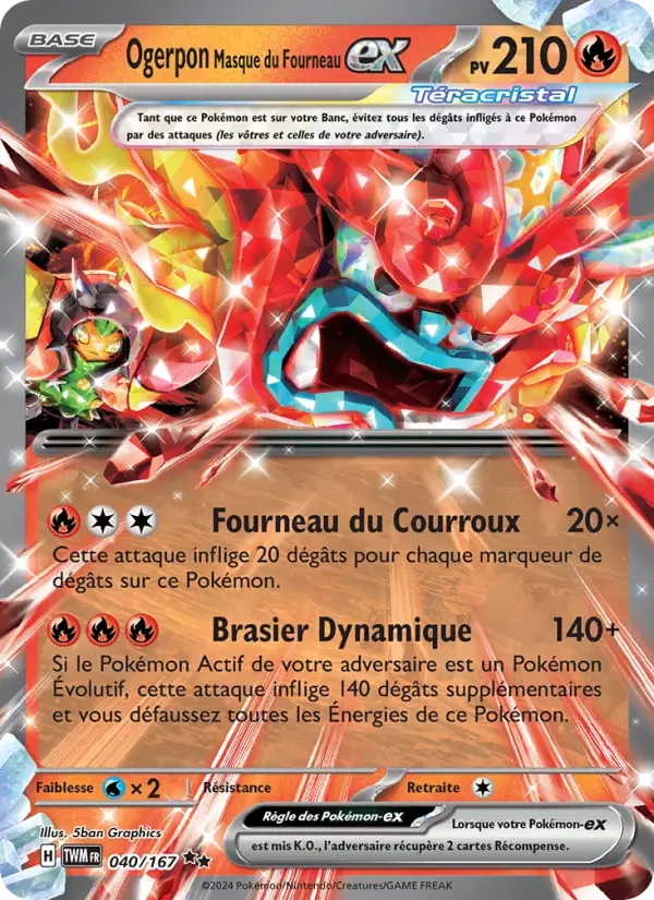040 - Ogerpon Masque du Fourneau-ex - TWM