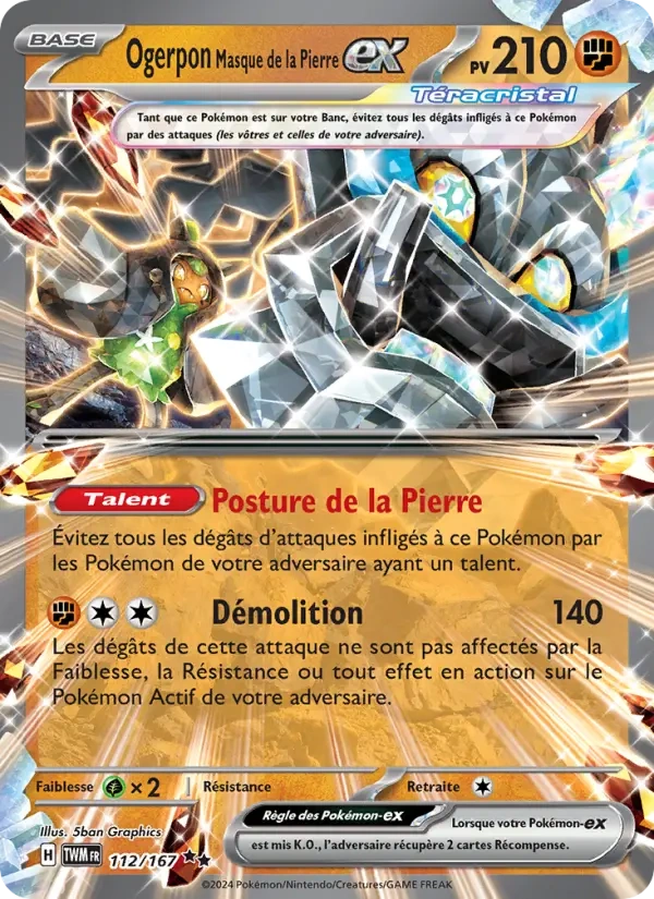 112 - Ogerpon Masque de la Pierre-ex - TWM