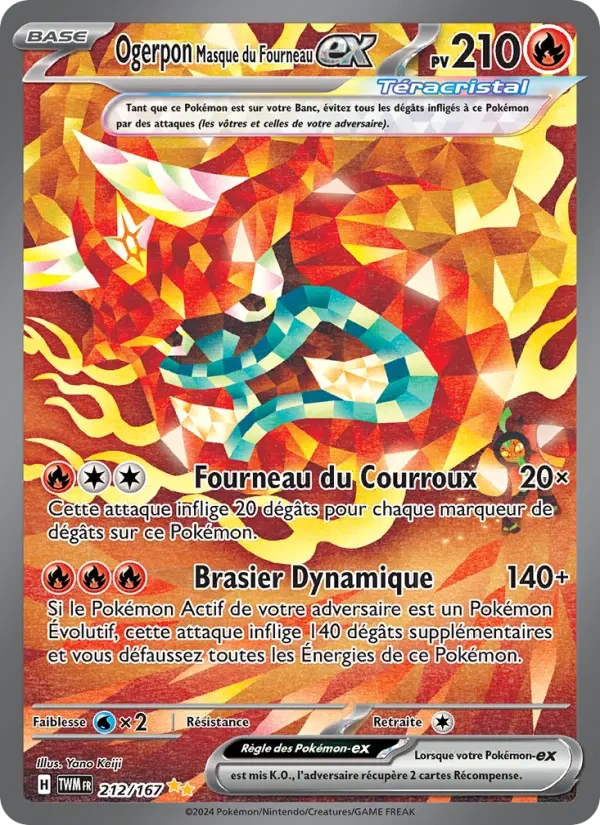 212 - Ogerpon Masque du Fourneau-ex - TWM