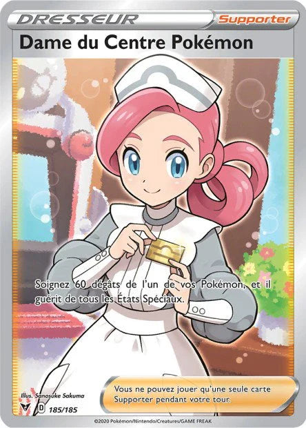 185 - Dame du Centre Pokemon